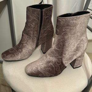 Fall winter ankle boots velvet